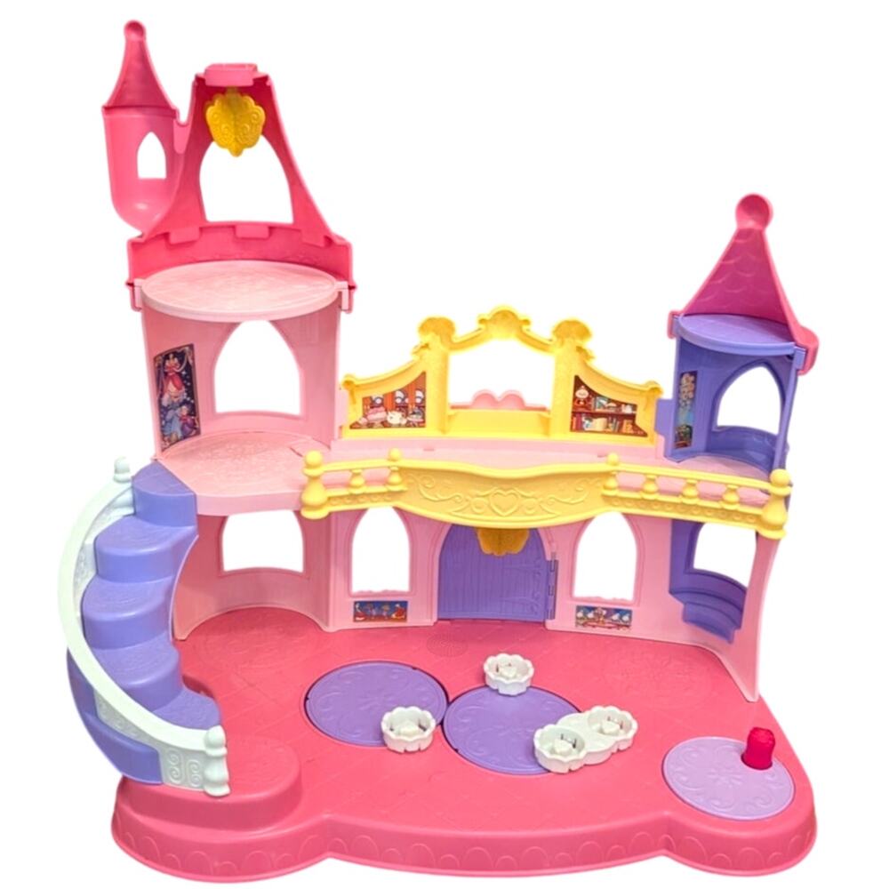 Fisher Price Little People 2014 Pink Castle with Sound WORKS